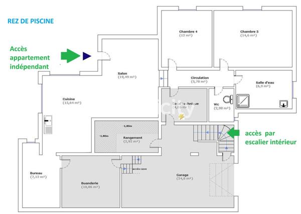 Maison 7 pièces - 235 m² Bien prestige