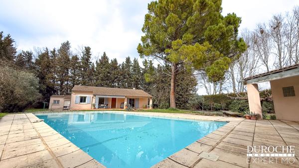 Maison de plain-pied à vendre à Monteux – 120 m², terrain de 3 620 m², piscine