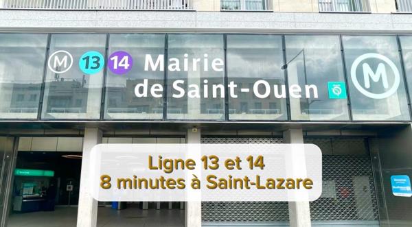 Rare à Saint-Ouen – Ensemble immobilier d'env. 300 m2 sur cour