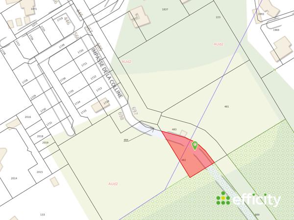 Terrain - 957 m² Exclusivité efficity