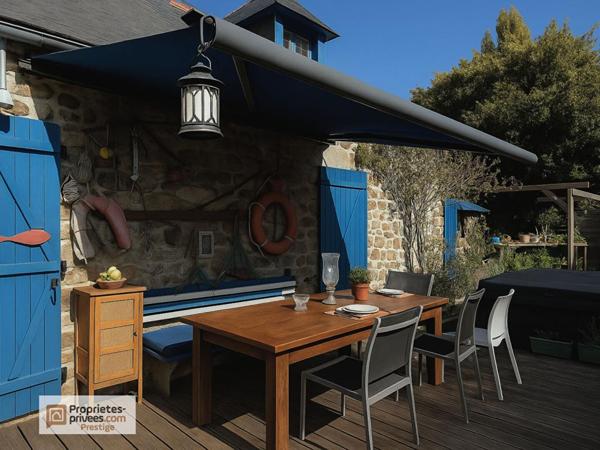 Longère en pierre à Fouesnant ? Cap Coz, 300 m plage, jardin 1000 m²