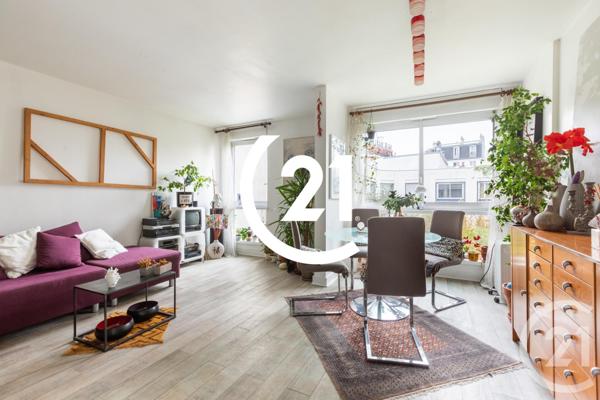 Appartement F2 à vendre  3 pièces - 54,51 m2 PARIS - 75018