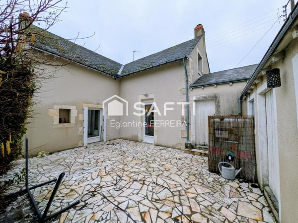 ISSOUDUN, Charmante maison T4 avec garage et jardin