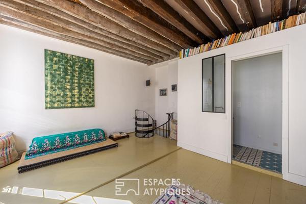 Duplex de caractère au Canal Saint Martin