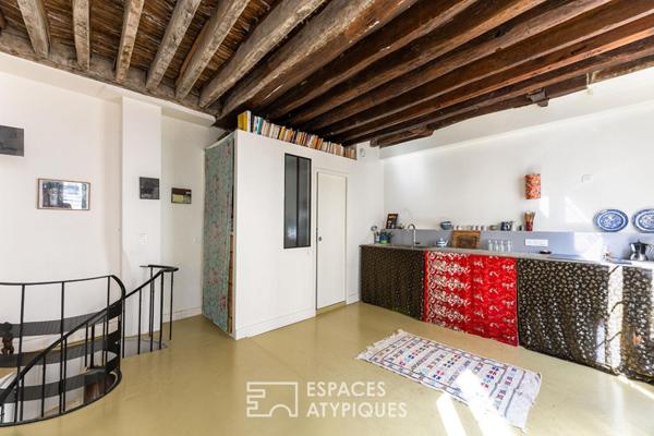 Duplex de caractère au Canal Saint Martin