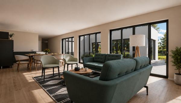 Terrain + Maison à vendre 7 pièces - 200 m²