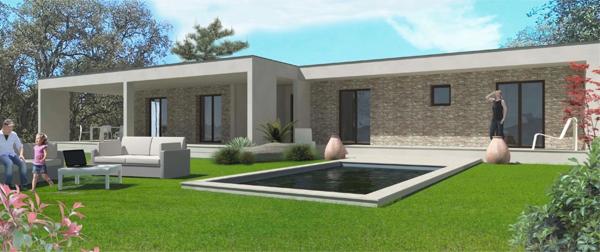 Dpt Corse (20), à vendre SAINTE LUCIE DE PORTO VECCHIO maison P4 de 122,30 m2 sur terrain de 655,85 m2