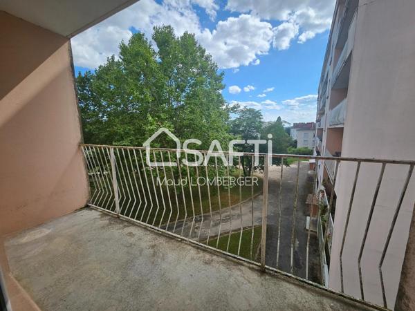 Appartement F1 avec balcon - 15 min à pieds du centre ville