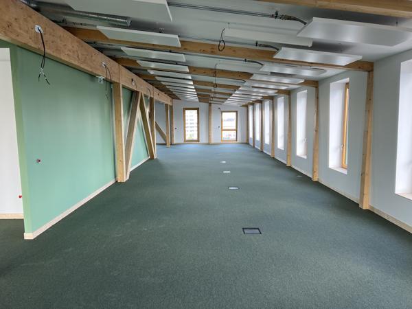 Bureaux neufs à louer à Nantes quartier République avec structure bois