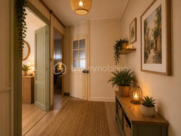 BSK CAEN Immobilier – David TALVAST vous propose cette charmante maison ancienne en pierre située en plein cœur de Courseulles-sur-Mer, à seulement 150 mètres de la plage et à quelques minutes à pied des commerces et du centre-ville.

Construite vers 1880, cette maison de caractère développe 64 m² habitables (72 m² utiles) répartis sur trois niveaux. Elle séduira les amateurs d'authenticité grâce à ses murs en pierre, ses volumes atypiques et son potentiel de rénovation. Cette maison saine offre un fort potentiel de valorisation après travaux de rafraîchissement et d'amélioration. Son emplacement exceptionnel à quelques pas de la plage, des commerces, en fait une opportunité rare sur le marché de Courseulles-sur-Mer.

Idéal pour une résidence secondaire en bord de mer, un premier achat ou un investissement locatif saisonnier dans l'une des stations balnéaires les plus recherchées de la Côte de Nacre.

À l'extérieur, vous profiterez d'un patio privatif, un véritable espace de détente en centre-ville. 
Le rez-de-chaussée accueille un séjour bénéficiant d'un poêle à granulés récent installé en 2020, créant une atmosphère chaleureuse et conviviale. Chaque étage possède sa salle d'eau avec ses toilettes. Les trois chambres sont répartis sur les deux étages.

Caractéristiques :

RDC
•	Séjour de 29 m² avec murs en pierre apparente et cuisine ouverte

Étage 1
•	2 Chambres.
•	Une salle d'eau avec douche et WC.

Étage 2
•	1 Chambre.
•	Une salle d'eau avec WC.

Les prestations :
•	Huisseries PVC double vitrage
•	Poêle à granulés et chauffage électrique complémentaire
•	Tableau électrique conforme
•	Tout-à-l'égout

Terrain : 25 m² de patio privatif.

Une visite permettra d'apprécier pleinement le charme authentique de cette maison et les possibilités qu'elle offre.
Vous êtes intéressé ? Contactez-moi directement pour ce bien coup de cœur : 07 81 76 32 28 ou dtalvast@bskimmobilier.com