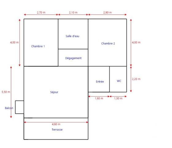 Appartement à vendre 3 pièces 63,71 m² Rezé