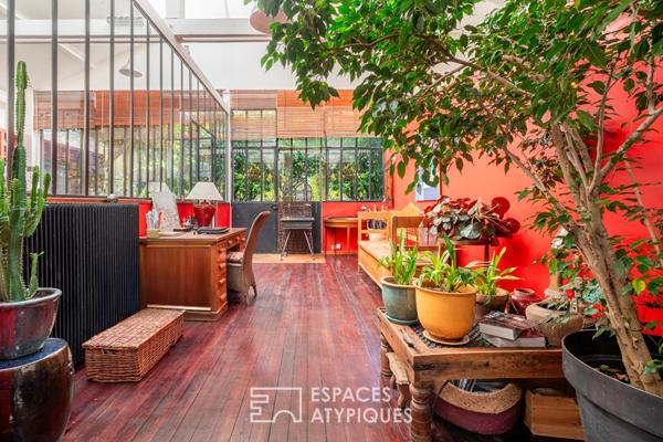 Loft avec cour, terrasse et atelier