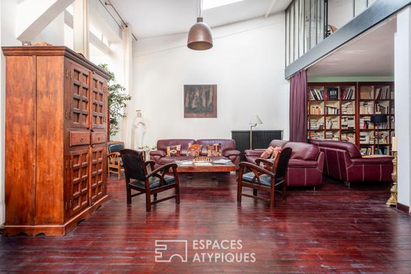 Loft avec cour, terrasse et atelier