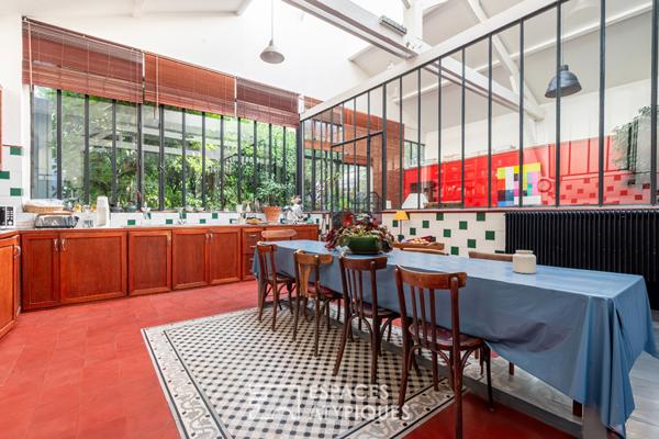 Loft avec cour, terrasse et atelier