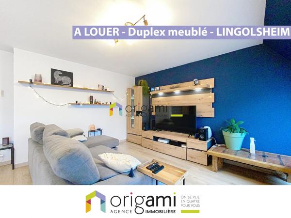 LINGOLSHEIM - Spacieux F3 en duplex