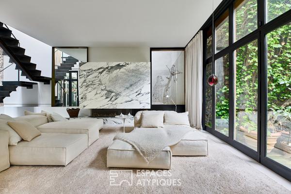 Iconique duplex esprit maison-loft à SoPi