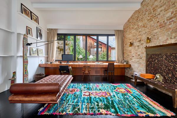 Iconique duplex esprit maison-loft à SoPi