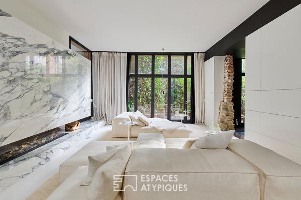 Iconique duplex esprit maison-loft à SoPi