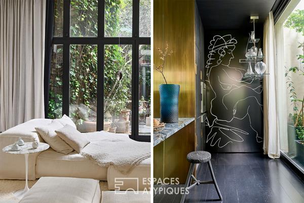 Iconique duplex esprit maison-loft à SoPi