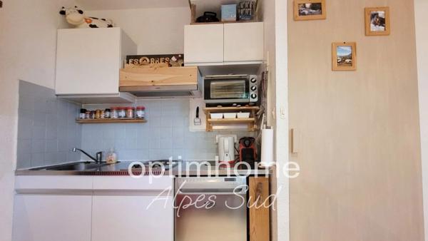 Studio avec coin montagne et balcon proche pistes