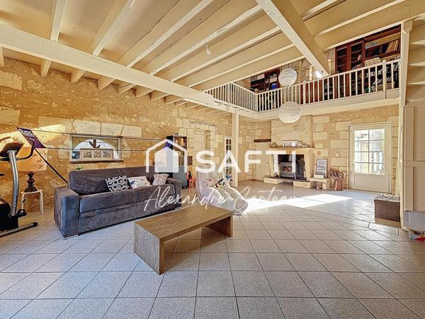 Belle demeure en pierre du 19e.