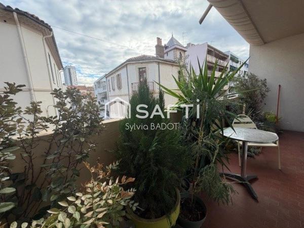 EXCLUSIVITE TOULON CHAMPS DE MARS APPARTEMENT T1 AVEC EXTERIEUR