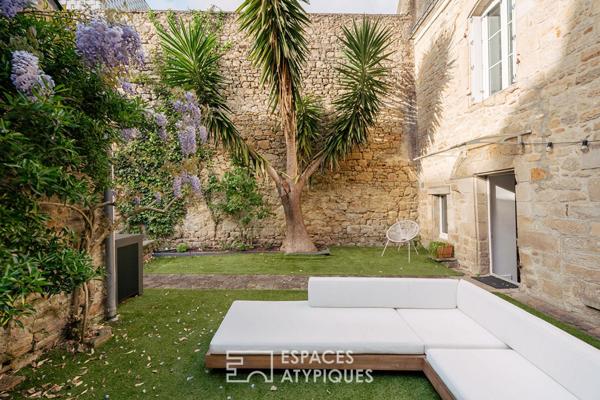 Maison de caractère avec jardin intime à proximité du port