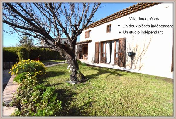 Villa quatre pièces, un deux pièces et un studio indépendant. Belle rentabilité. Centre ville. Vidéo disponible.