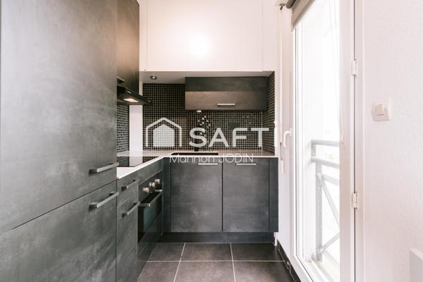 Appartement F2 avec balcon, cave et parking