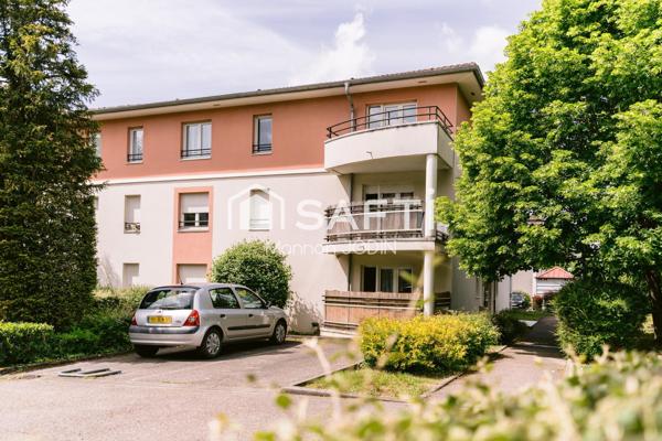 Appartement F2 avec balcon, cave et parking