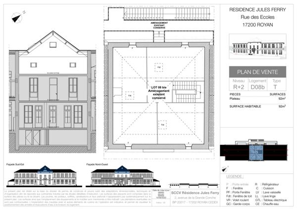APPARTEMENT DUPLEX A AMENAGER 186 M2, centre-ville et plage