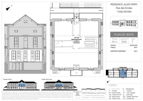 APPARTEMENT DUPLEX A AMENAGER 186 M2, centre-ville et plage