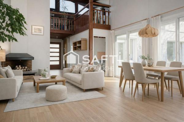 Maison  d'architecte de 180 m2 au calme sans vis-à-vis proche tram