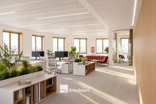 Bureaux à louer Lyon 6ème terrasses privatives au cœur de Part-Dieu