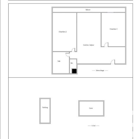 Appartement à vendre 3 pièces 46 m² Choisy-le-Roi