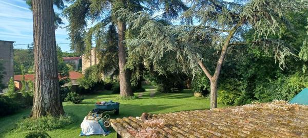Couhe - Maison de caractère de neuf chambres, granges, piscine, jacuzzi, jardin privé avec opportunité commerciale Valence en poitou