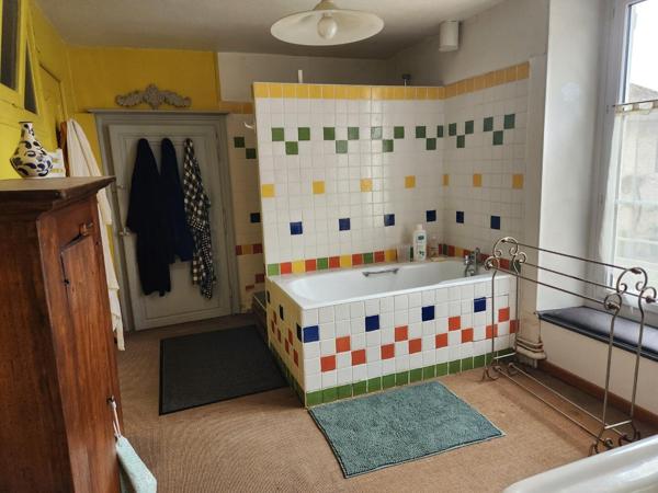 Couhe - Maison de caractère de neuf chambres, granges, piscine, jacuzzi, jardin privé avec opportunité commerciale Valence en poitou