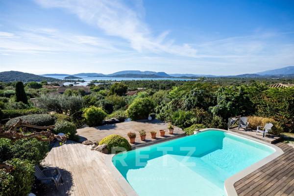 Villa vue mer panoramique, piscine à cinq minutes de la plage