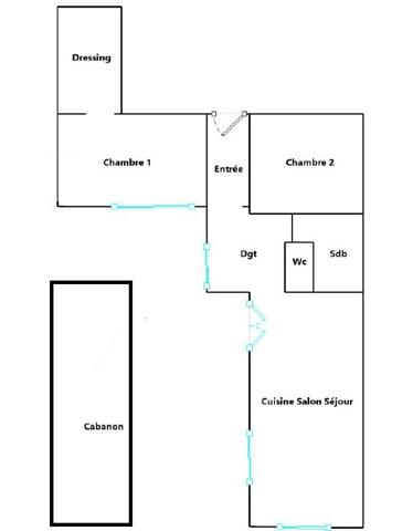 Marseille (13011) ** Trop tard proposition d'achat acceptée ** Plain Pied, Charmante maison T3 avec jardin au calme à La Pomme