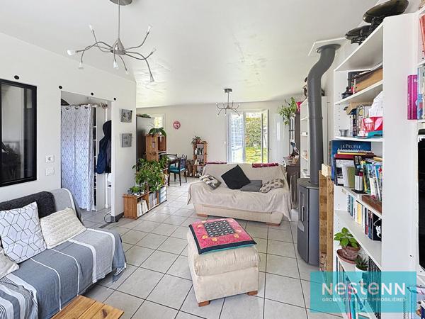 Vente d'une maison d'habitation 4 chambres avec jardin dans le bourg de Planguenoual
