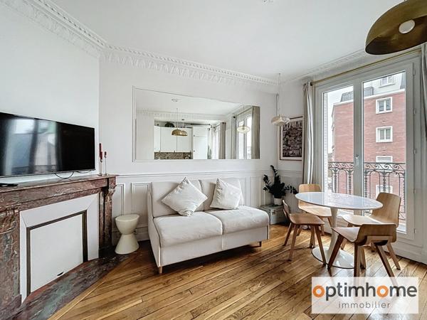 EXCLUSIVITE Appartement à vendre 3 pièces avec Balcon filant et Cave - Paris 17ᵉ Quartier des Épinettes