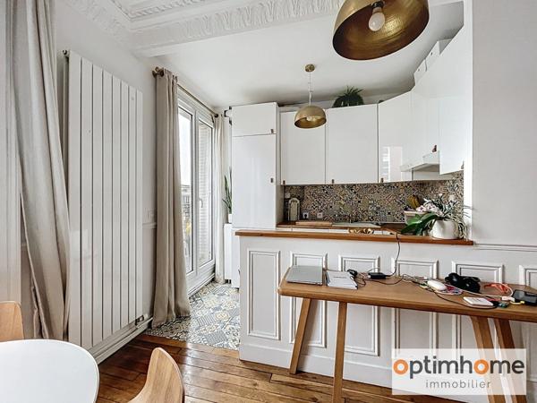 EXCLUSIVITE Appartement à vendre 3 pièces avec Balcon filant et Cave - Paris 17ᵉ Quartier des Épinettes