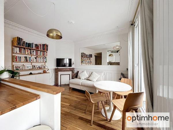 EXCLUSIVITE Appartement à vendre 3 pièces avec Balcon filant et Cave - Paris 17ᵉ Quartier des Épinettes