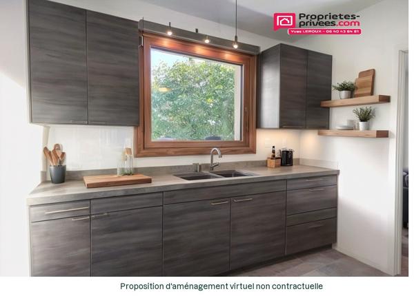 Maison individuelle  5 pièces ,104 m² sur terrain 1100 m² piscinable