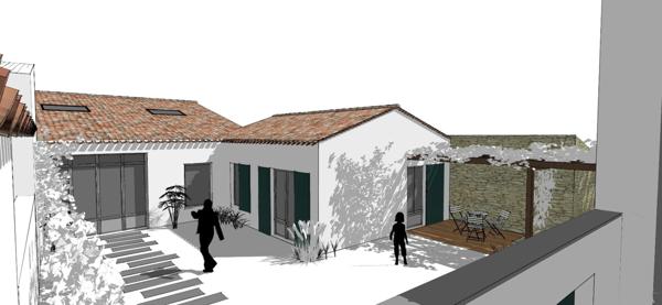 Charente Maritime (17), AV belle maison 6 pièces 101m² sur terrain 210m² idéalement située cœur ville DOLUS OLERON