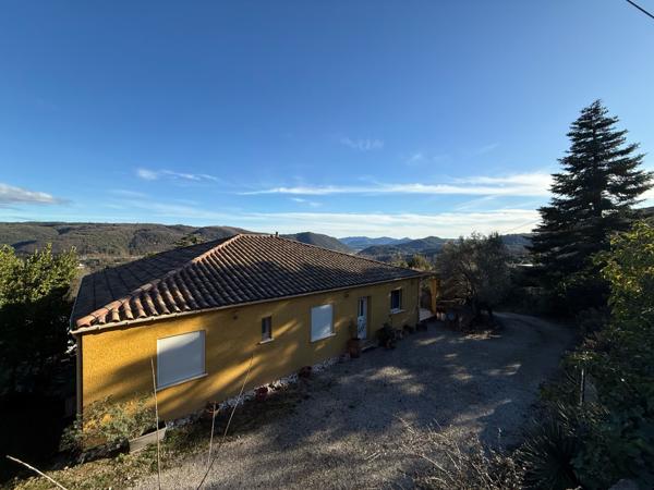 Lodève (34700) VILLA F5 SUR LES HAUTEURS DE LODÈVE VUE PANORAMIQUE IMPRENABLE