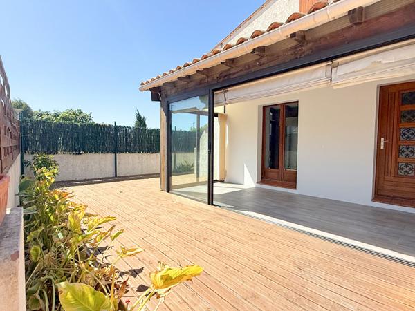 SAINTE MARIE LA MER - Maison 4 pièces 75m² - 4 faces AVEC JARDIN ET GARAGE