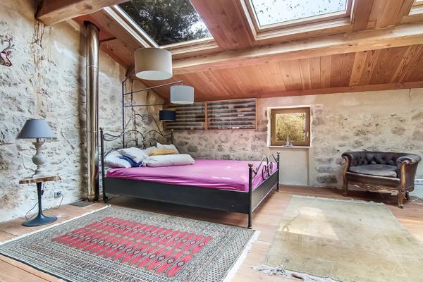 Bergerie du 18ème siècle à Grasse avec vue panoramique