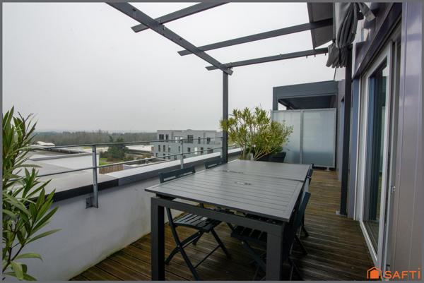 Saint Herblain - T3 66m2 avec terrasse, parking et garage