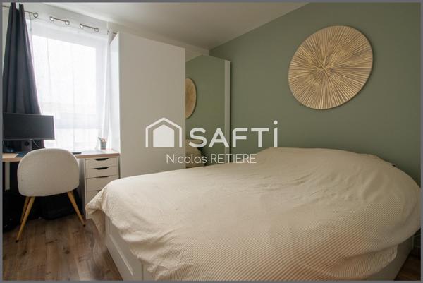 Saint Herblain - T3 66m2 avec terrasse, parking et garage